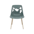 Modern Minimalist Chair with Geometric Cutout Design